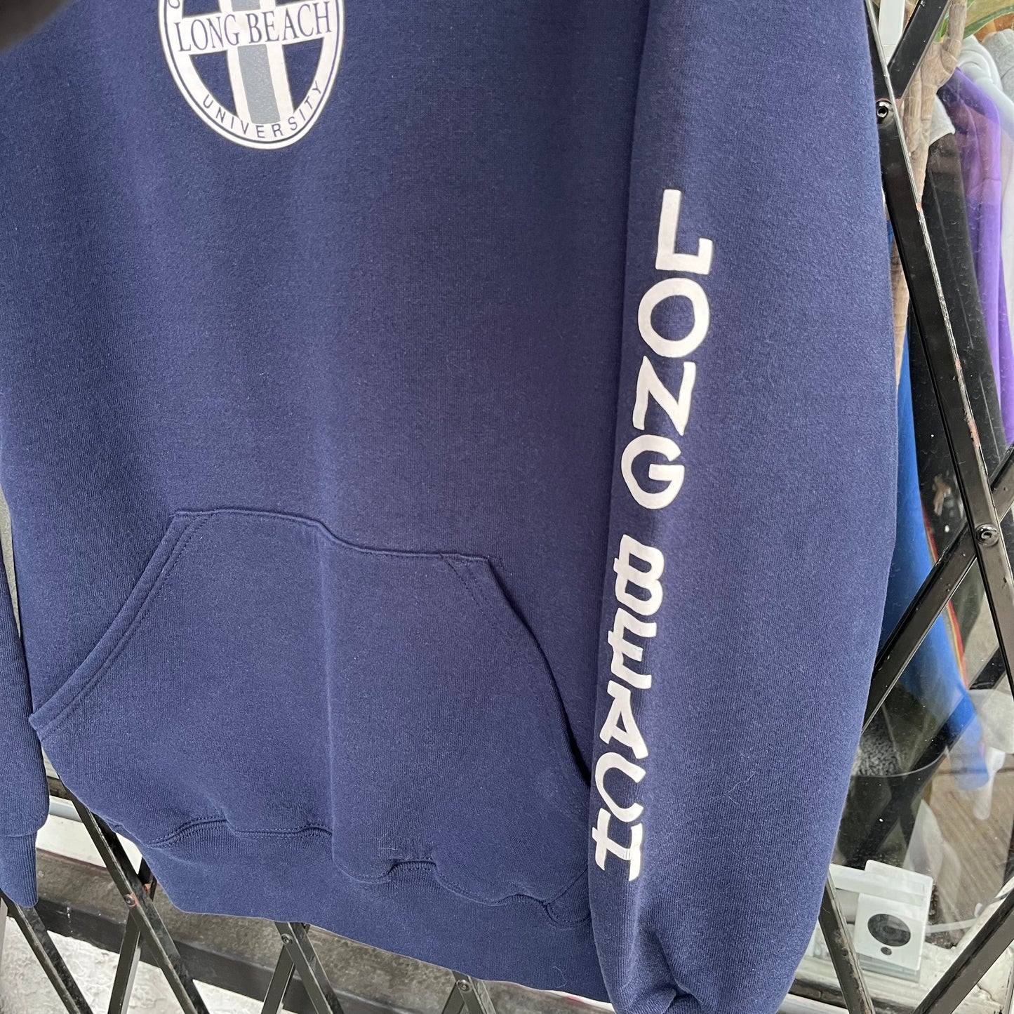 Vintage Long Beach State University Hoodie - Size L