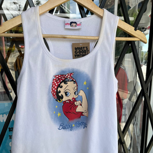 2003 Betty Boop Tank Top - Size Womenâs M