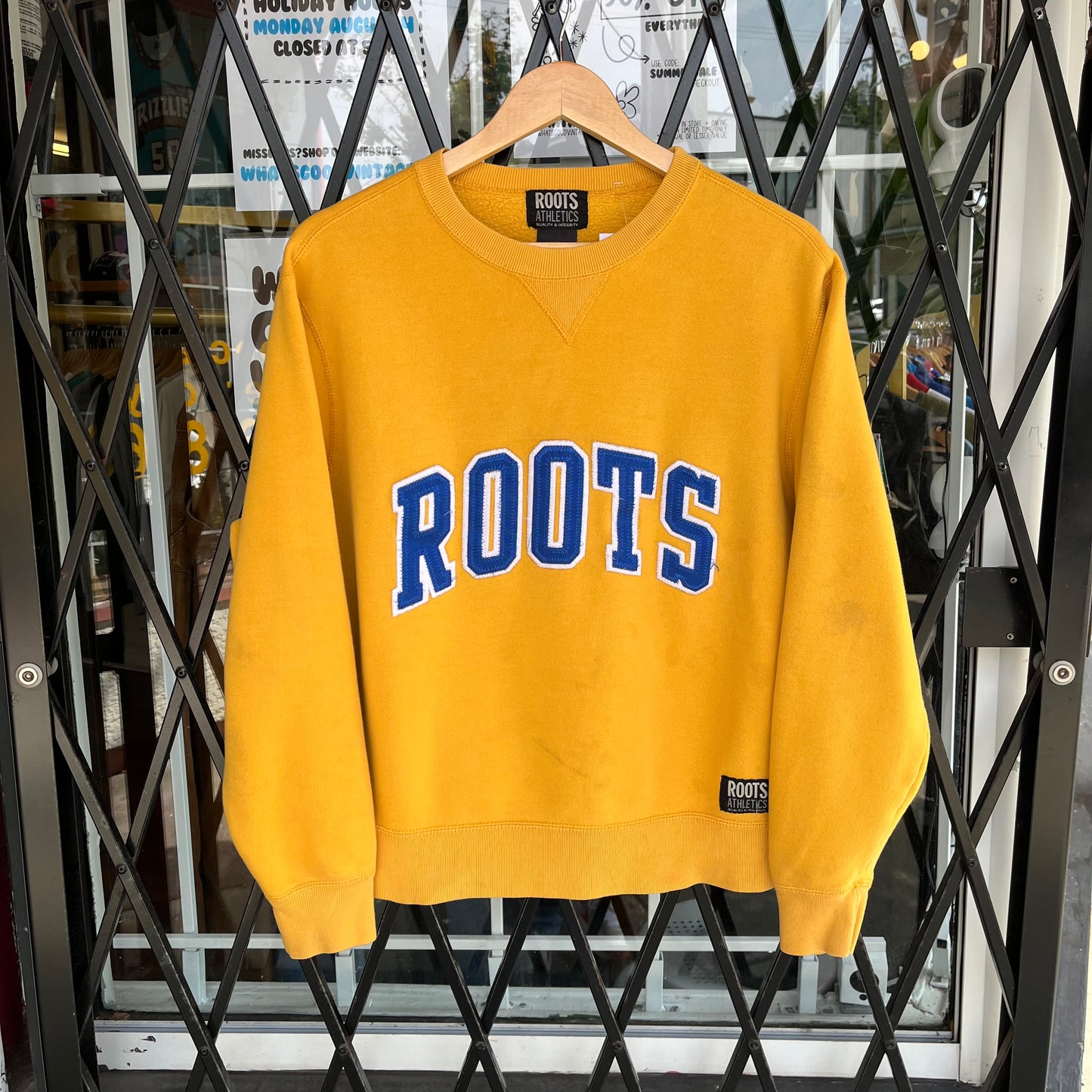 Vintage Roots Basic Crewneck Yellow - Size S