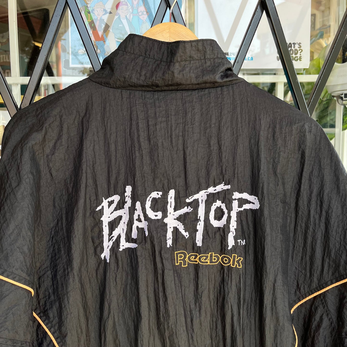 Vintage Reebok BlackTop Windbreaker - Size XL