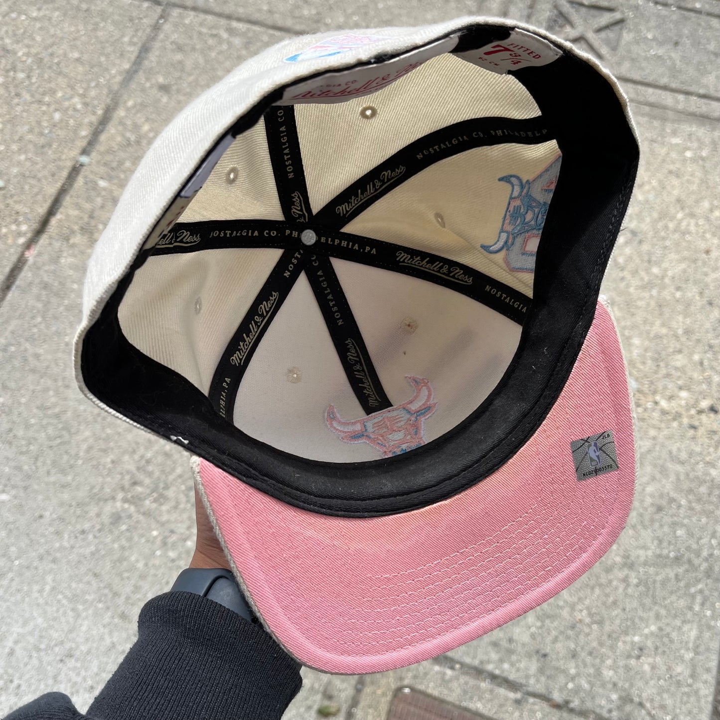 Chicago Bulls M&N Fitted Hat - Size 7 3/4