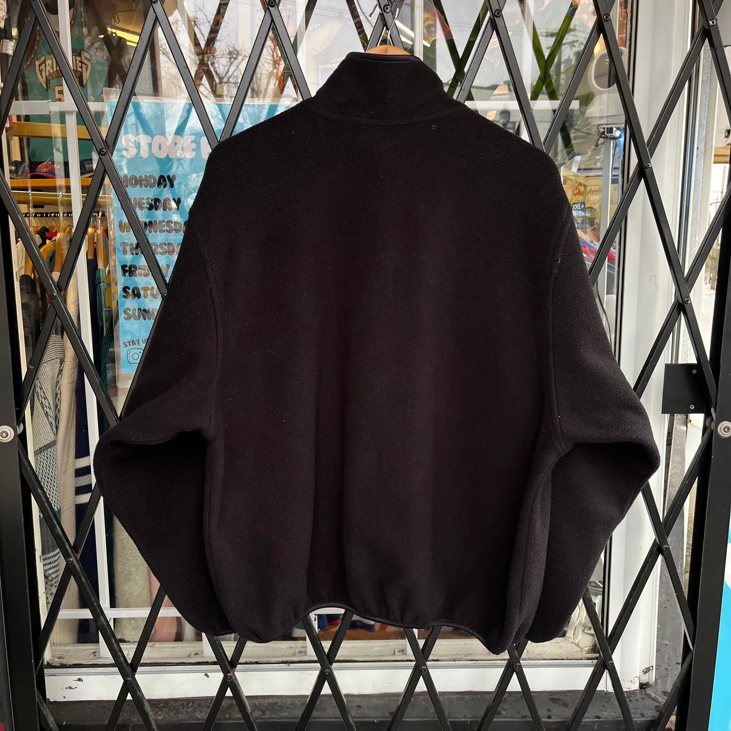 Vintage Champion Fleece Quarter Zip Sweater - Size XL