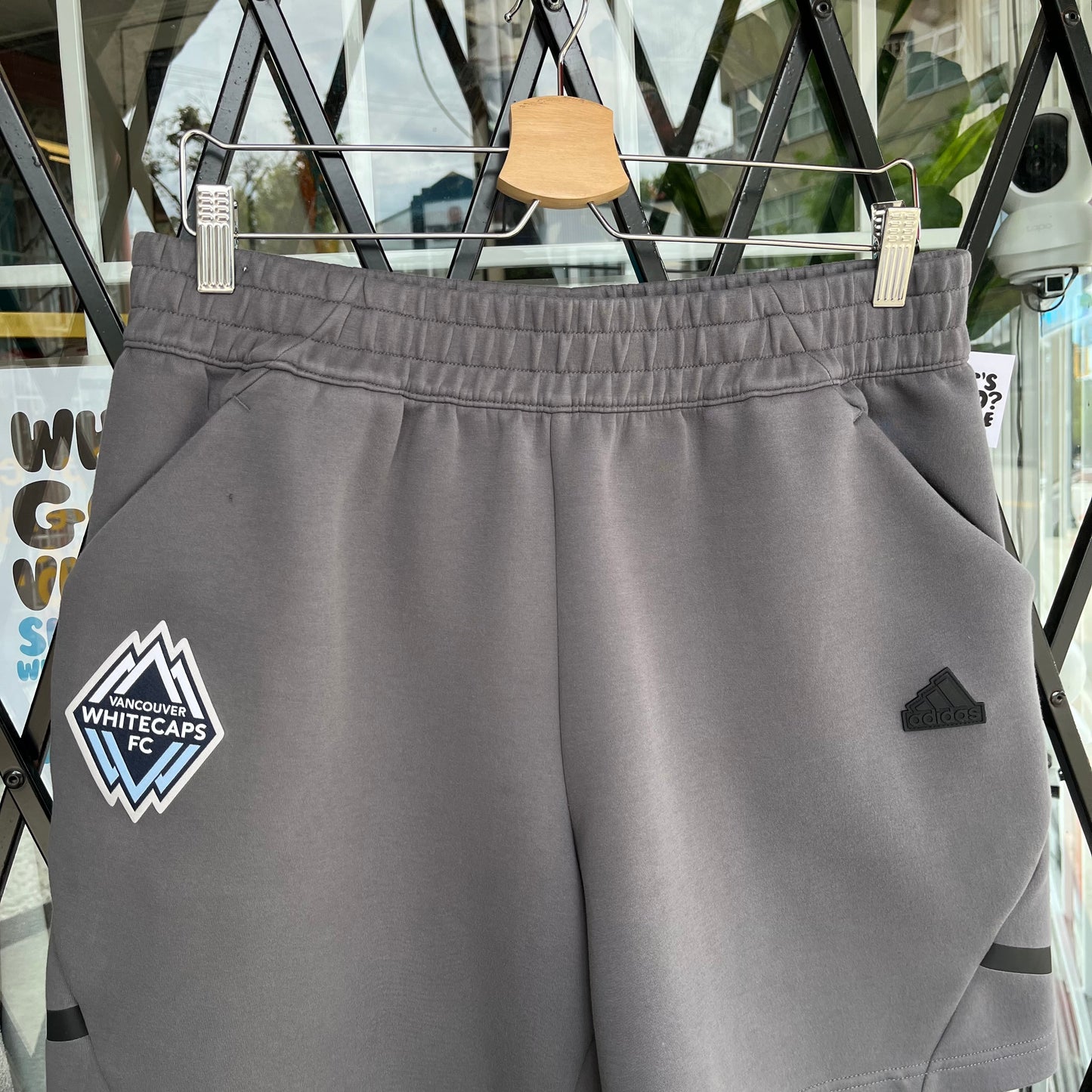 Adidas Vancouver White Caps Shorts - Size L