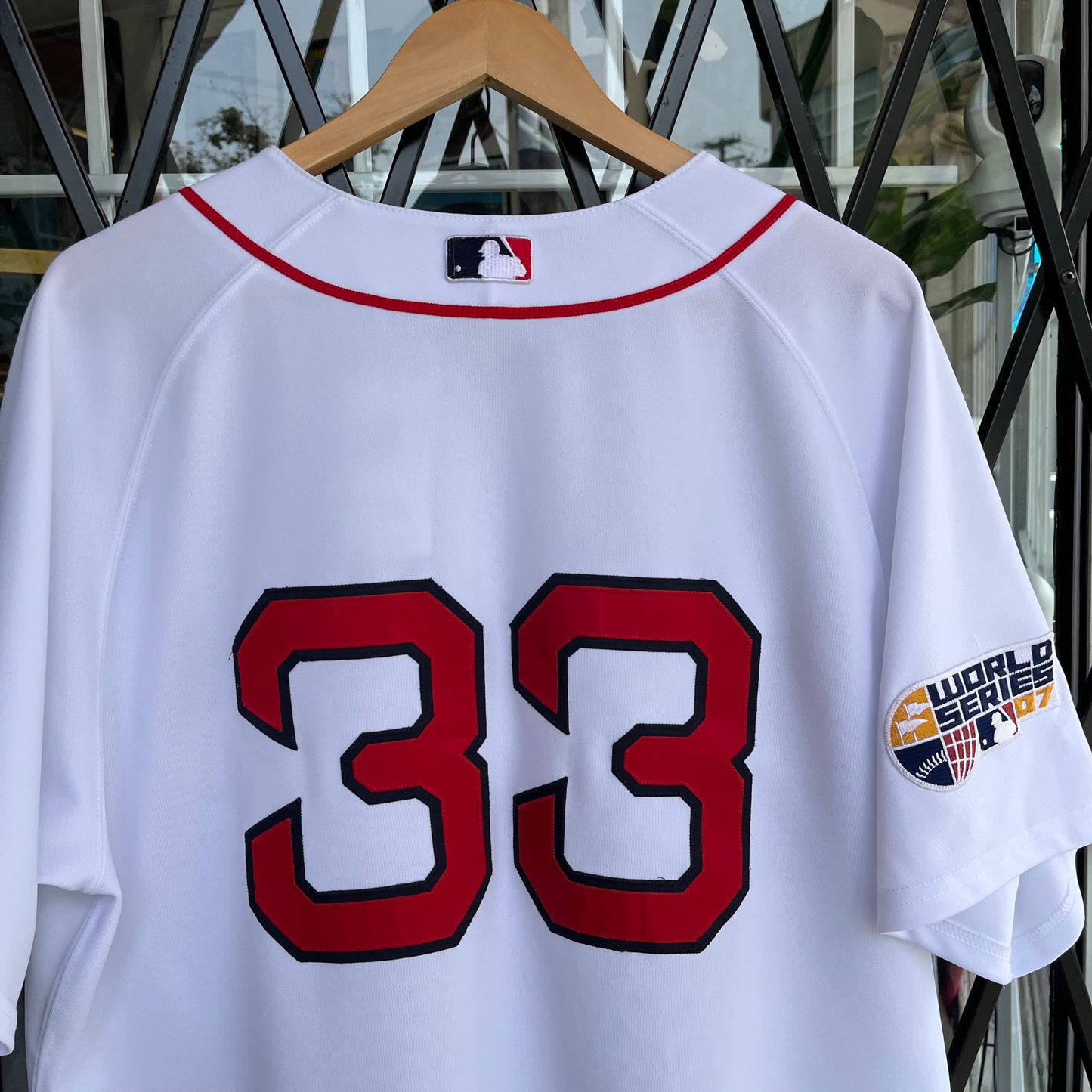 2007 Boston Red Sox Jason Varitek World Series Jersey - Size XXL