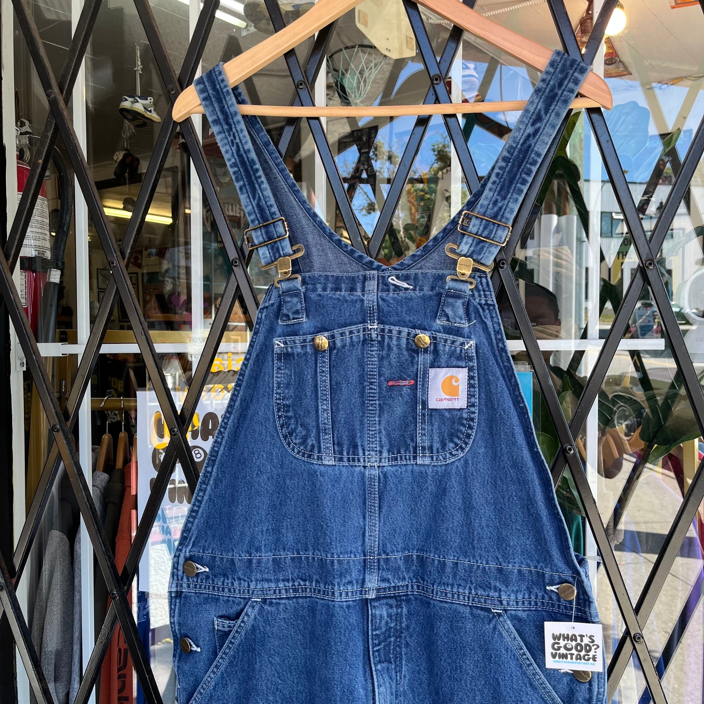 Carhartt Blue Overalls - Size 34W