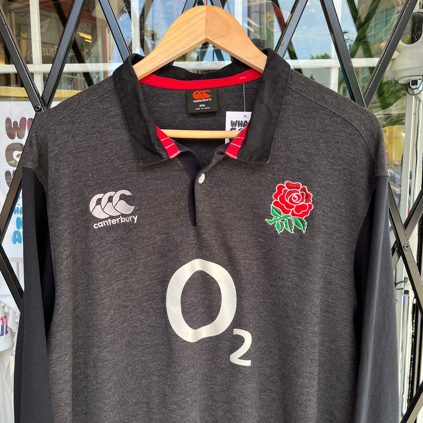 Vintage England Rugby Long Sleeve - Size XXL