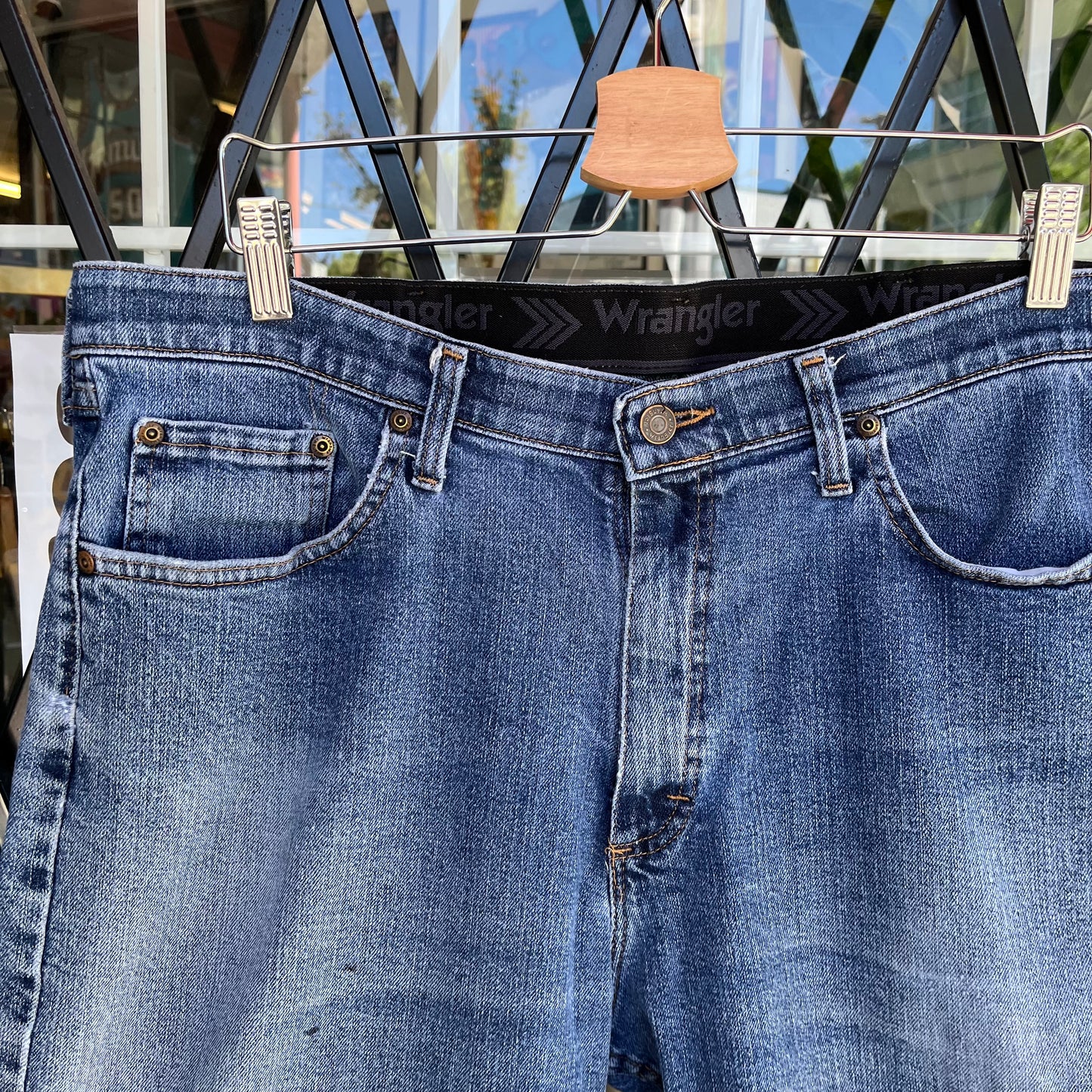 Wrangler Denim Shorts - Size 36W