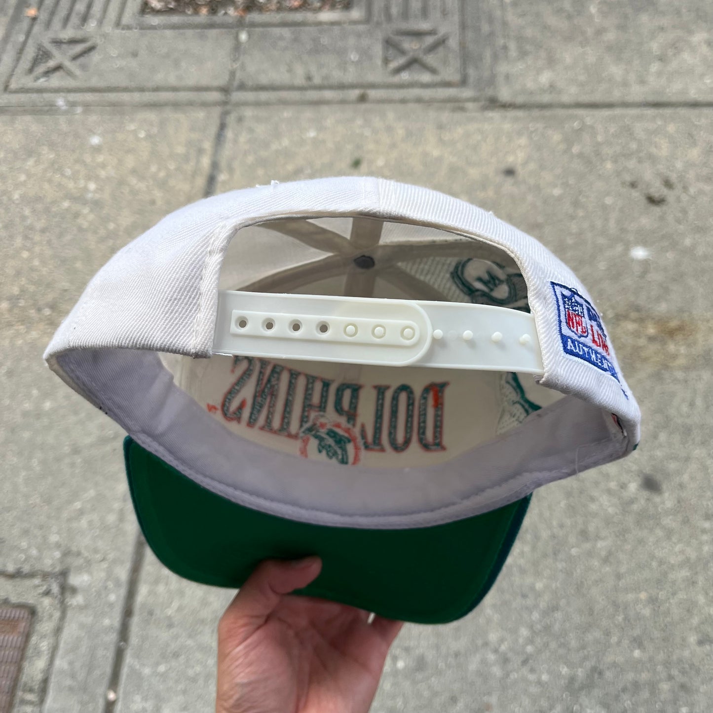 Vintage Sports Specialties Miami Dolphins Laser Snapback