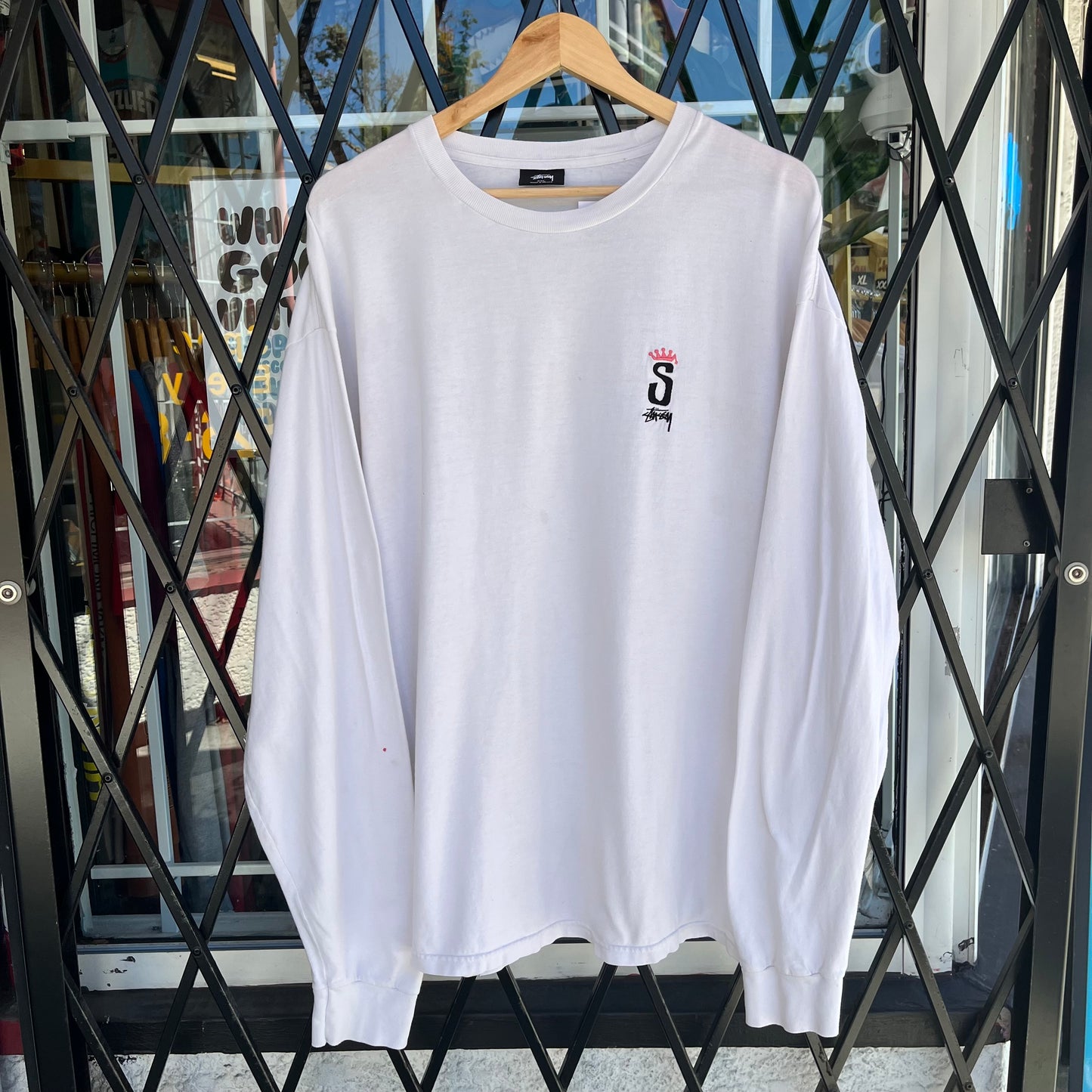 Stussy Crown Long Sleeve - Size XXL