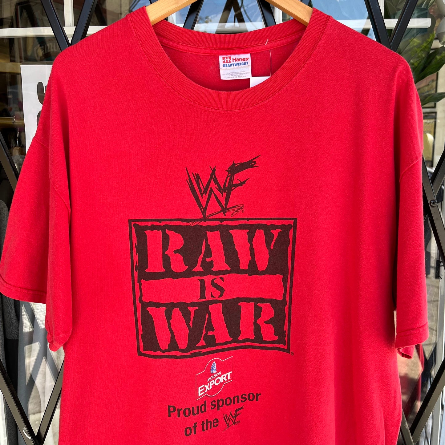 Vintage WWF Raw is War Tee - Size XL