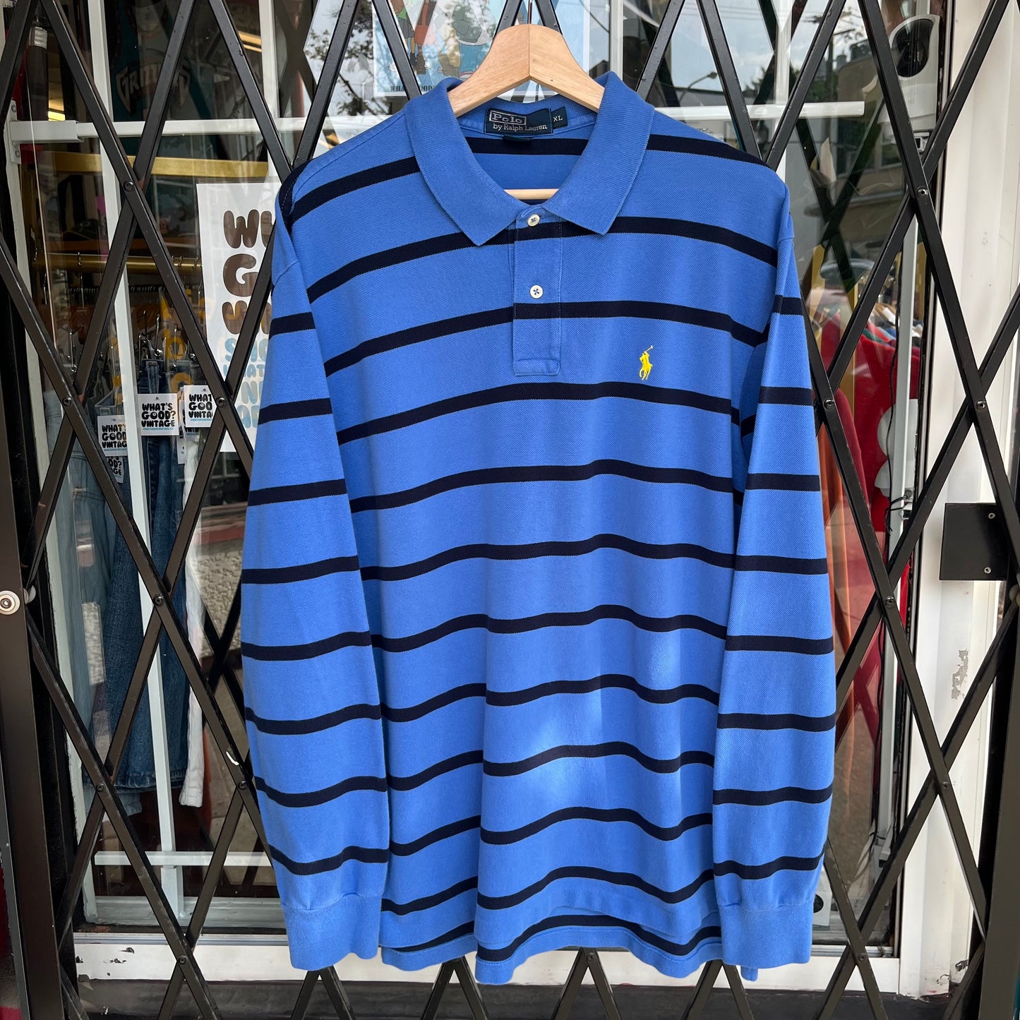 Vintage Polo Ralph Lauren Striped Long Sleeve - Size XL