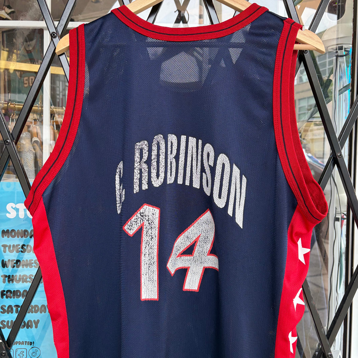 Vintage Champion USA Olympic Robinson Jersey - Size 48 (XL)