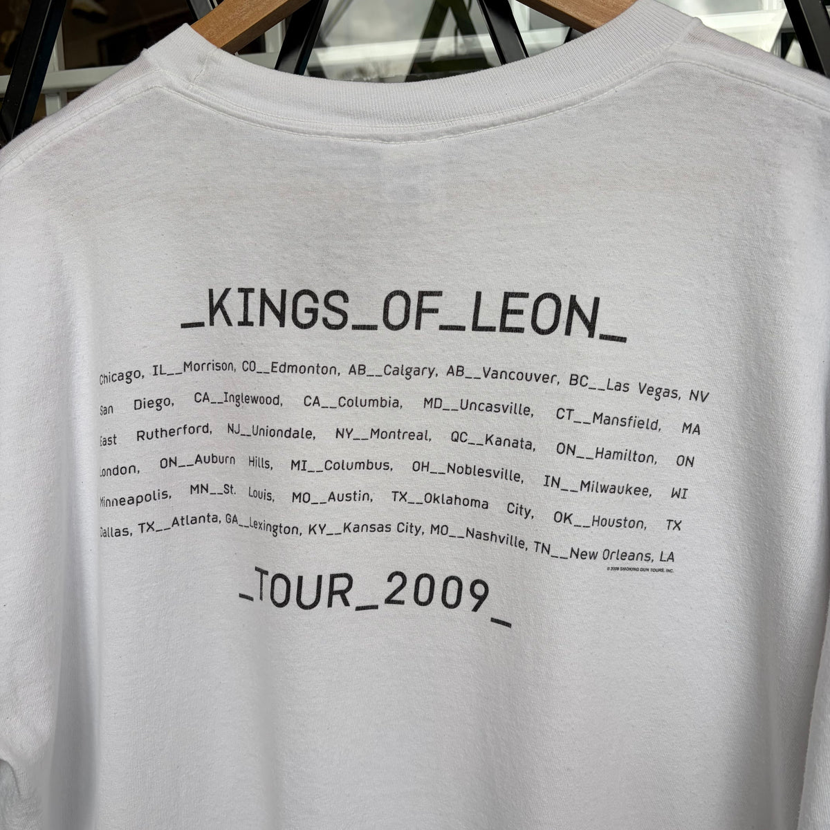 2009 Kings of Leon Tour Tee - Size XL