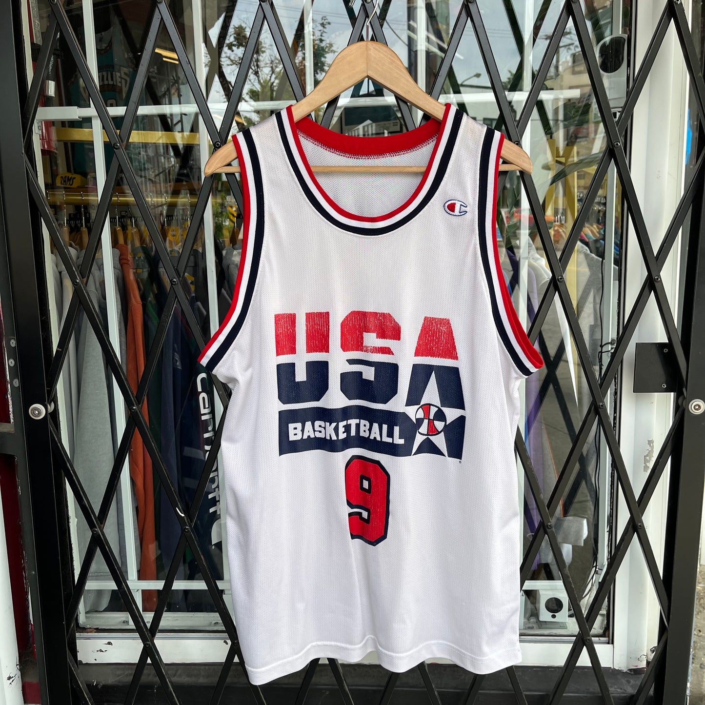 Vintage Champion Team USA Olympics Michael Jordan Jersey - Size XL