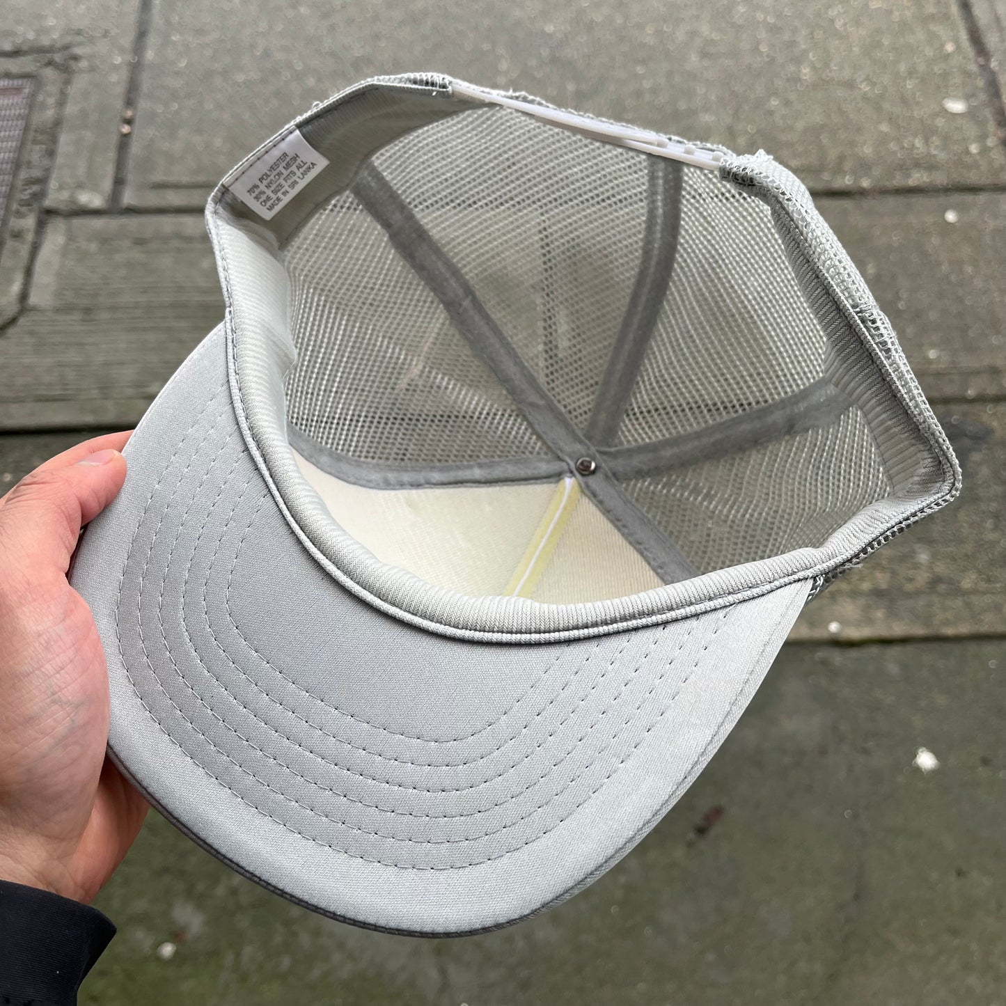 Vintage Fitzgeralds Las Vegas Trucker Hat Gray