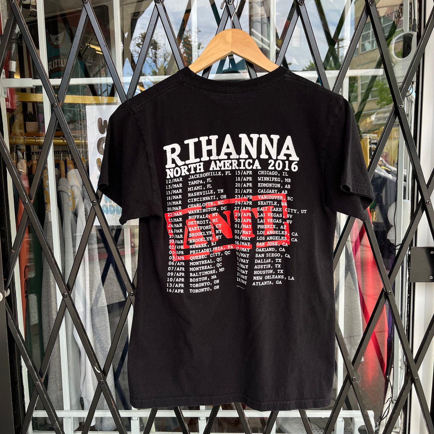 2016 Rihanna Anti Tour Tee - Size S