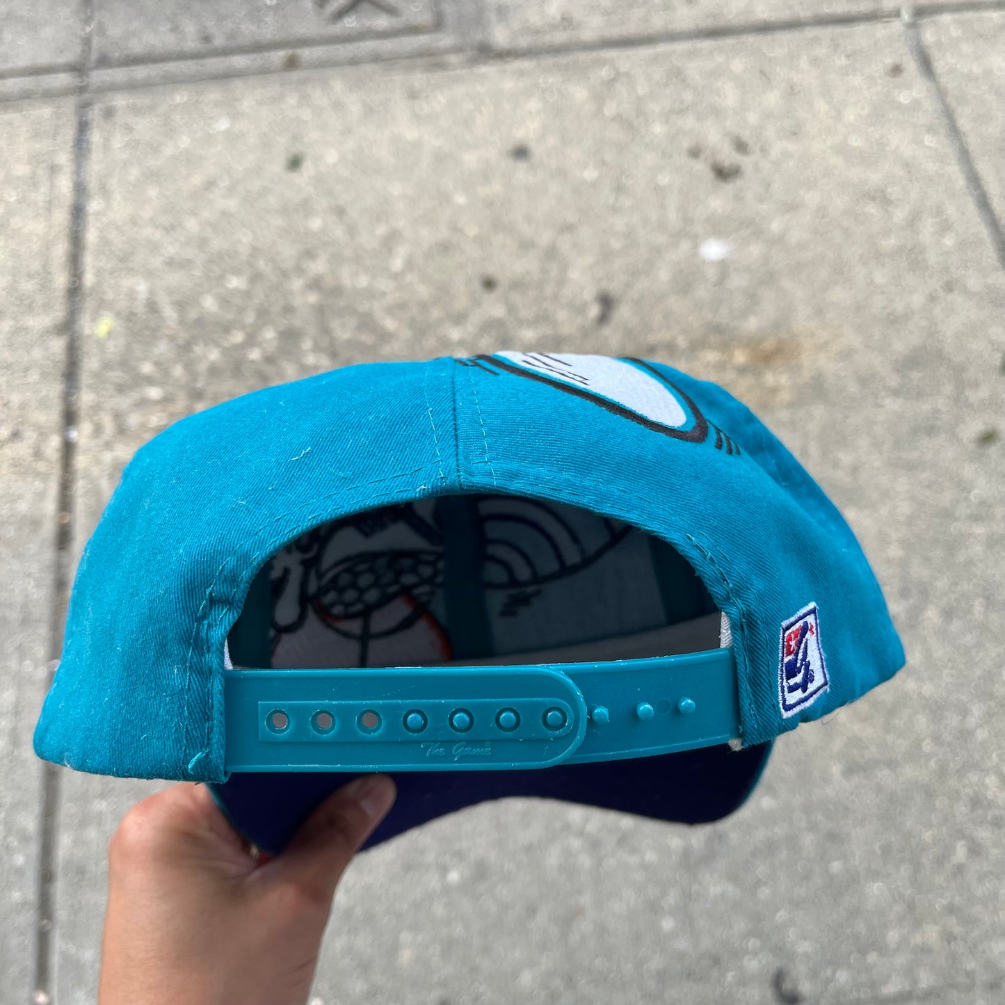 Vintage The Game Charlotte Hornets Big Logo Snapback