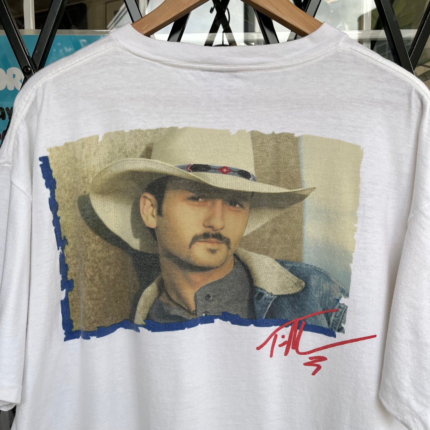 1996 Tim McGraw XXL Crew Tee - Size XL