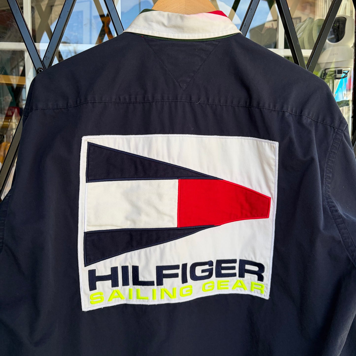 Vintage Tommy Hilfiger Sailing Gear Button Up Shirt - Size M
