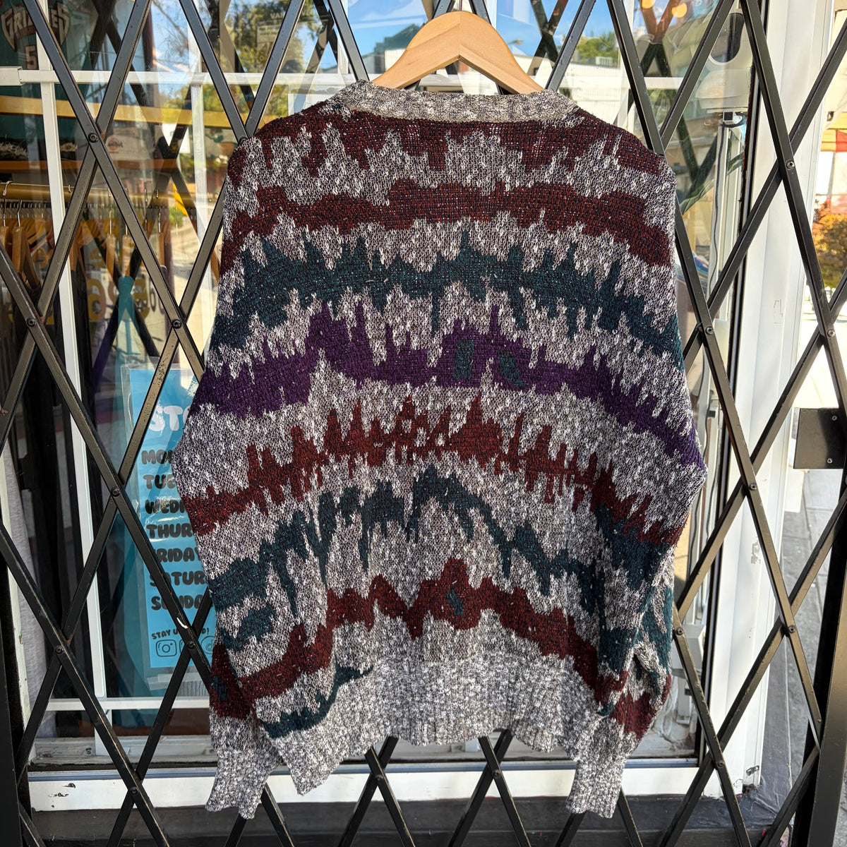 Vintage Knit Cardigan - Size XL