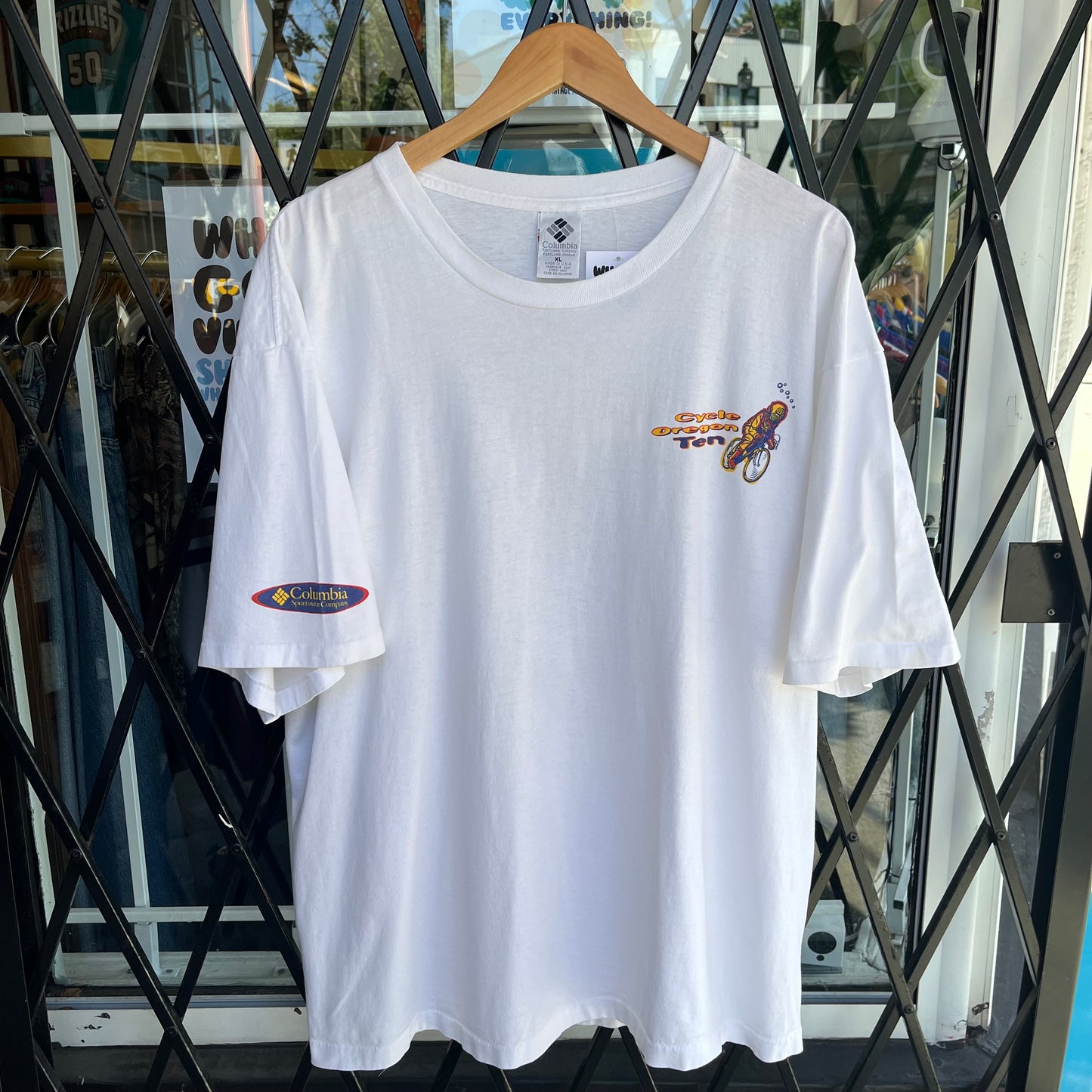 1997 Columbia Cycle Oregon Ten Tee - Size XL