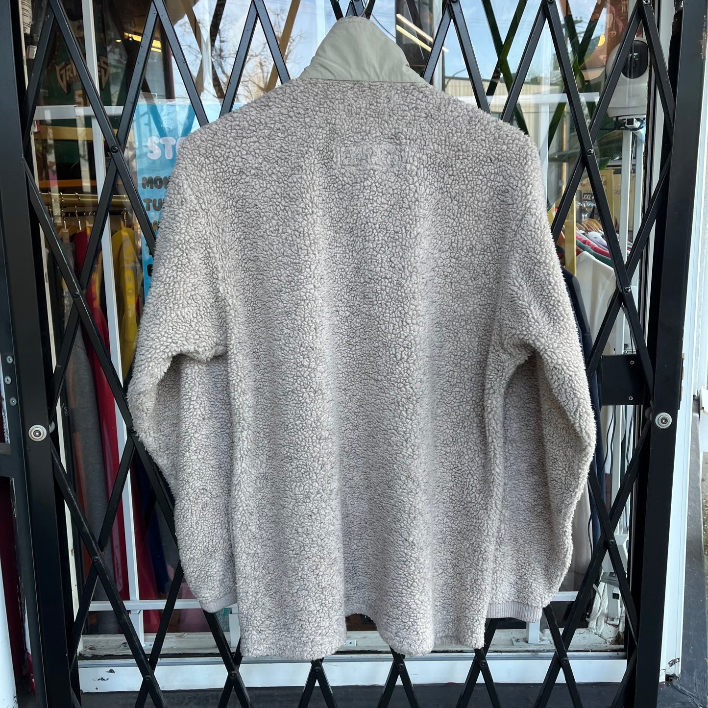 Vintage Columbia Quarter Zip Fleece Sweater - Size M