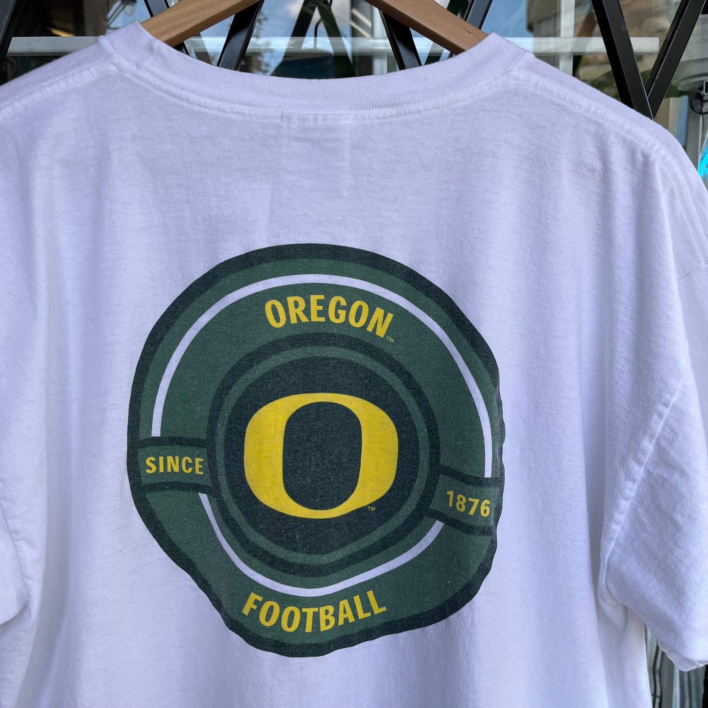 Vintage Nike Oregon Ducks Football Tee - Size L