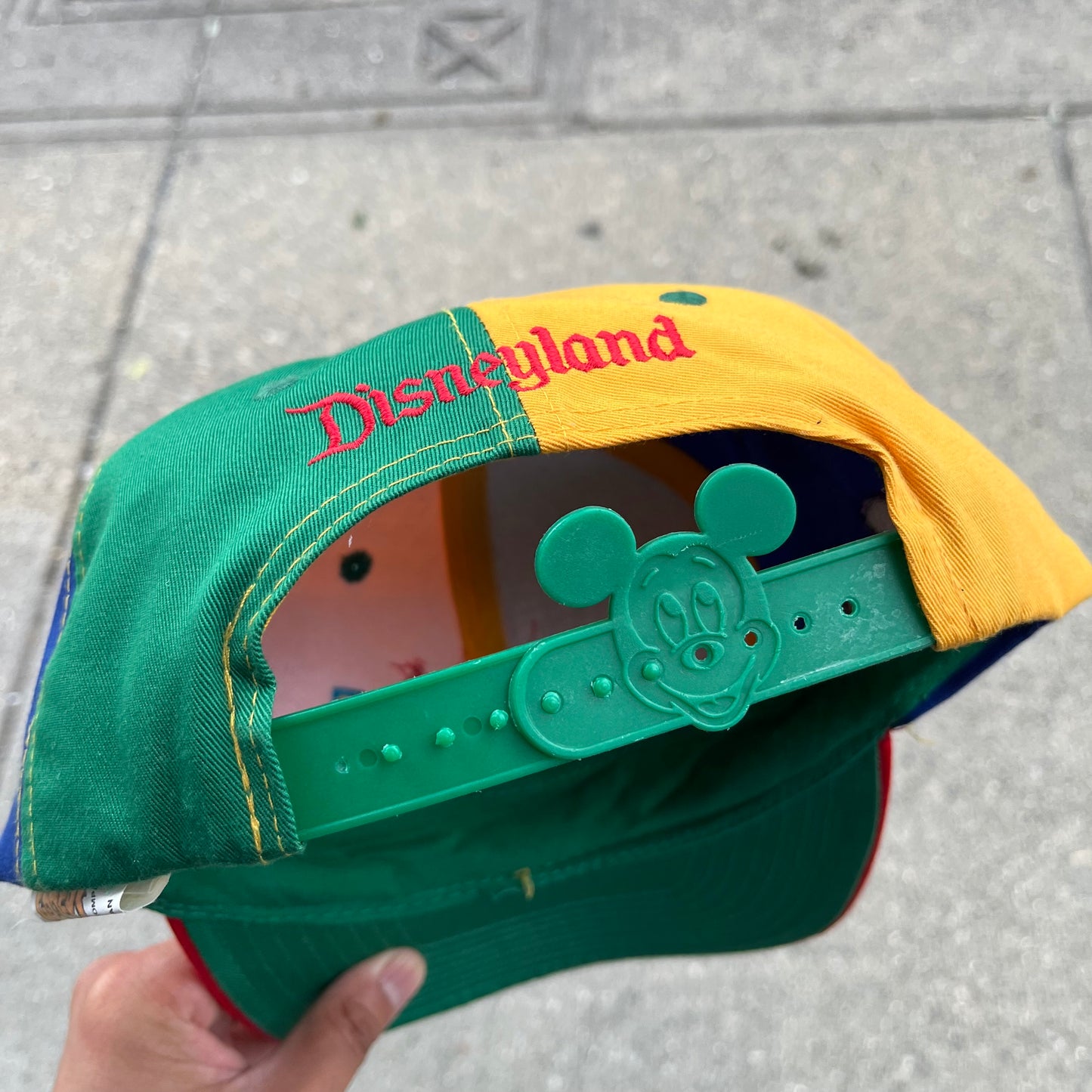 Vintage Disneyland Toon Town Colour Block Snapback