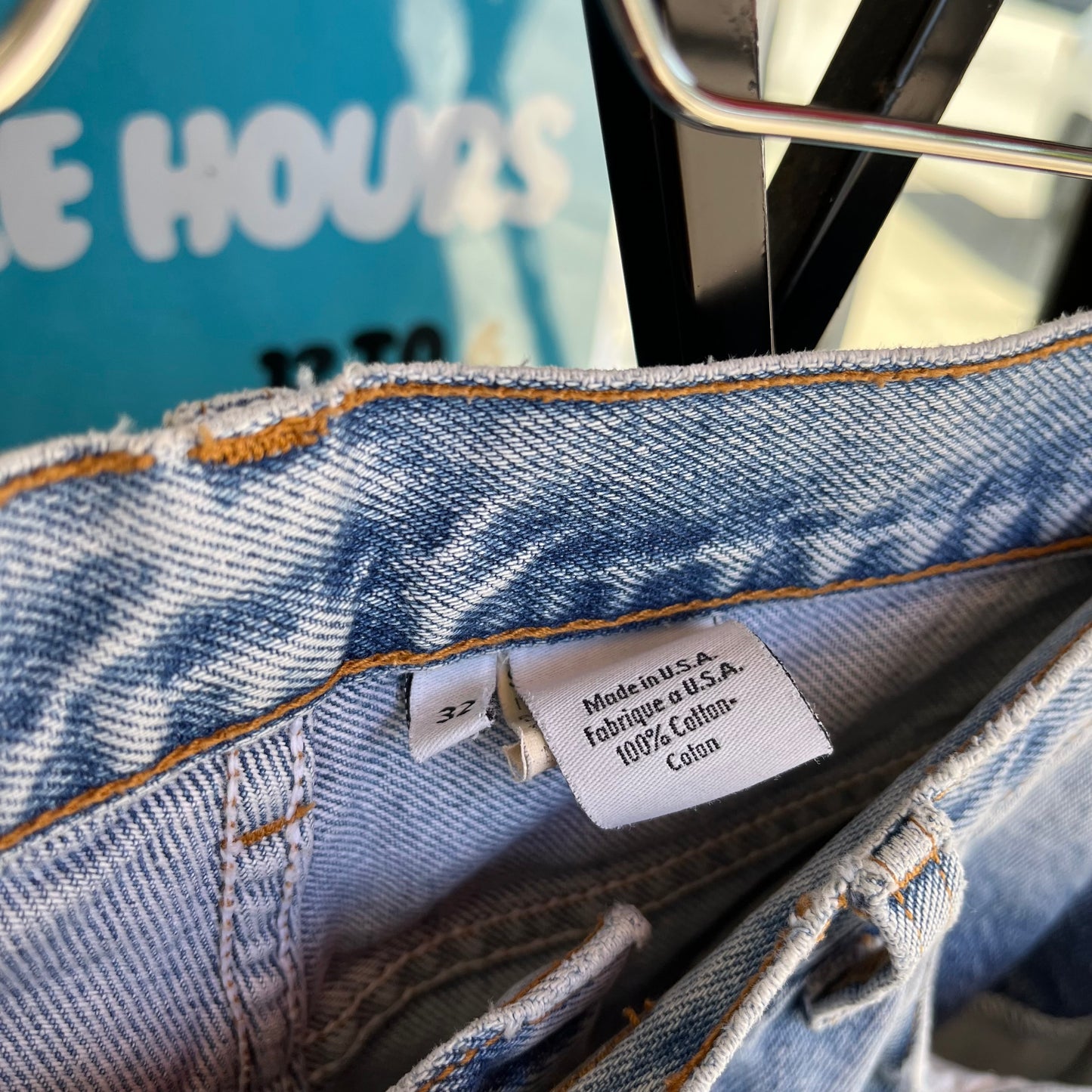 Vintage Calvin Klein Button Fly Denim Pants - Size 32W
