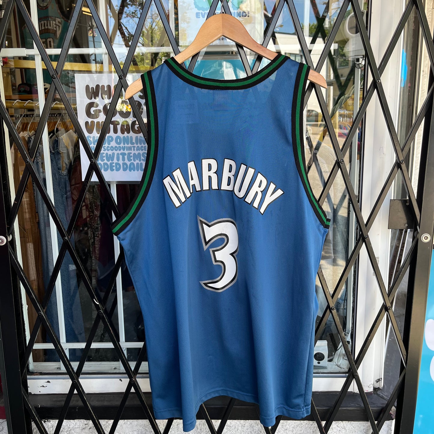 Vintage Champion Timberwolves Marbury Jersey - Size 52 (XXL)