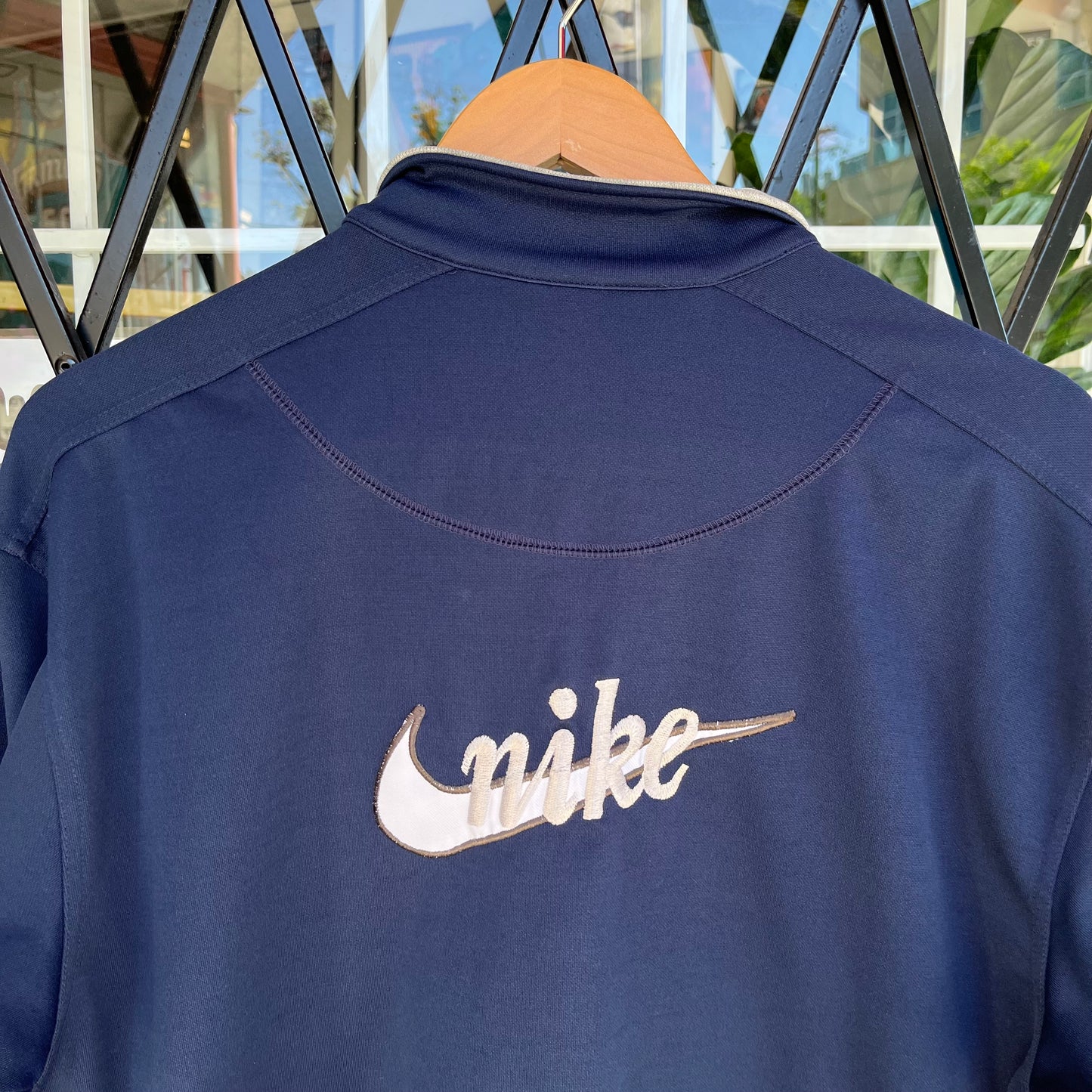 Vintage Nike Cropped Track Jacket - Size Womens S