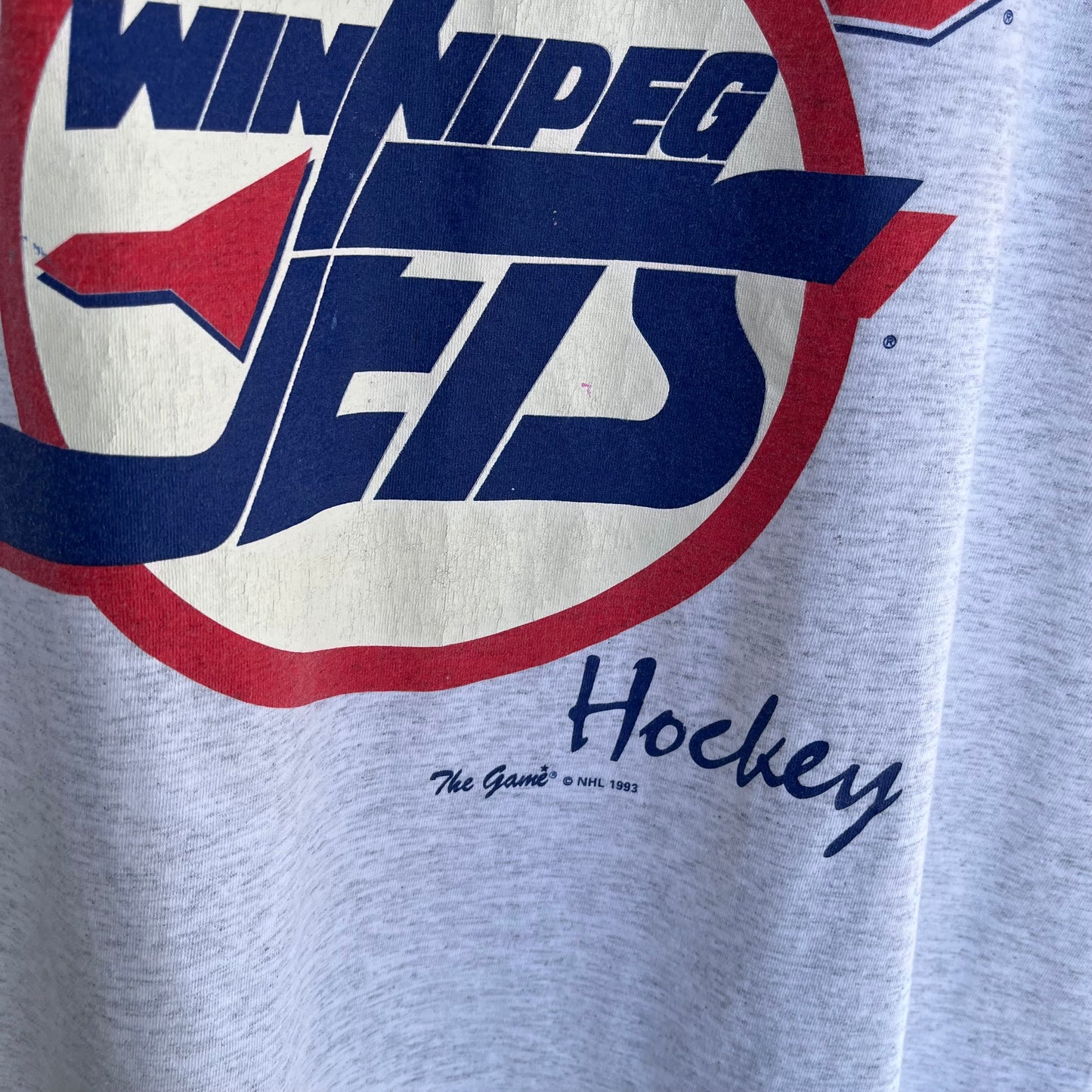 Vintage Winnipeg Jets Tee - Size XL