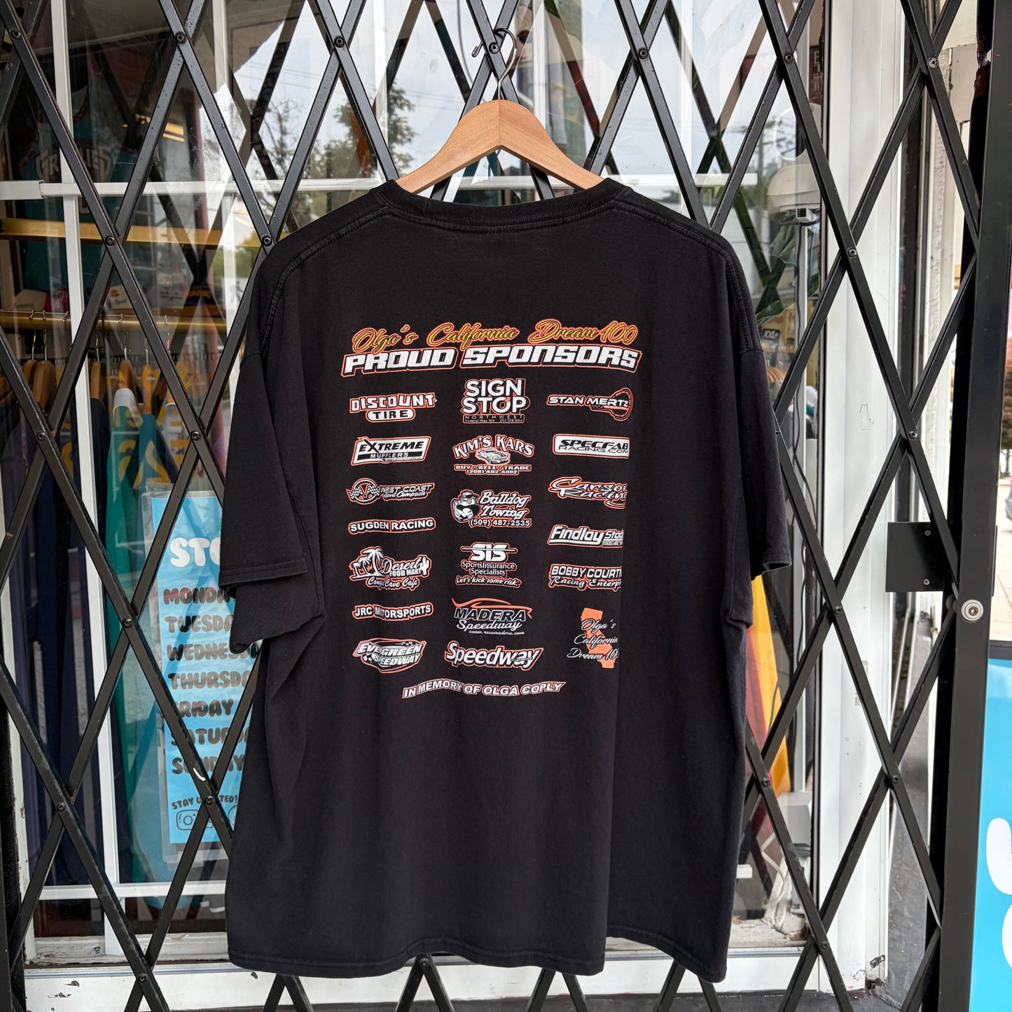 California Dream 100 Racing Tee - Size XL