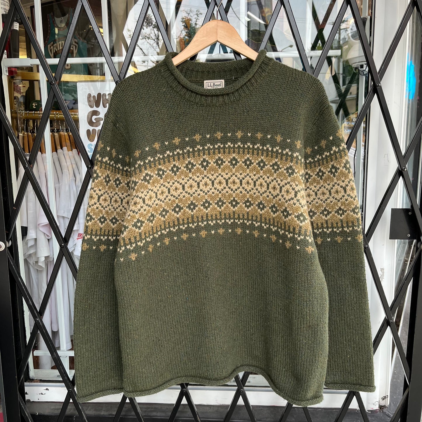 Vintage LL Bean Knit Sweater - Size L