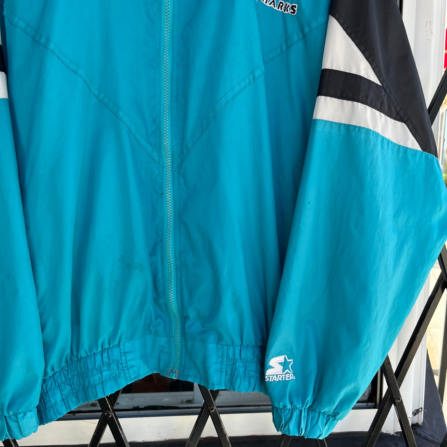 Vintage Starter San Jose Sharks Windbreaker - Size L