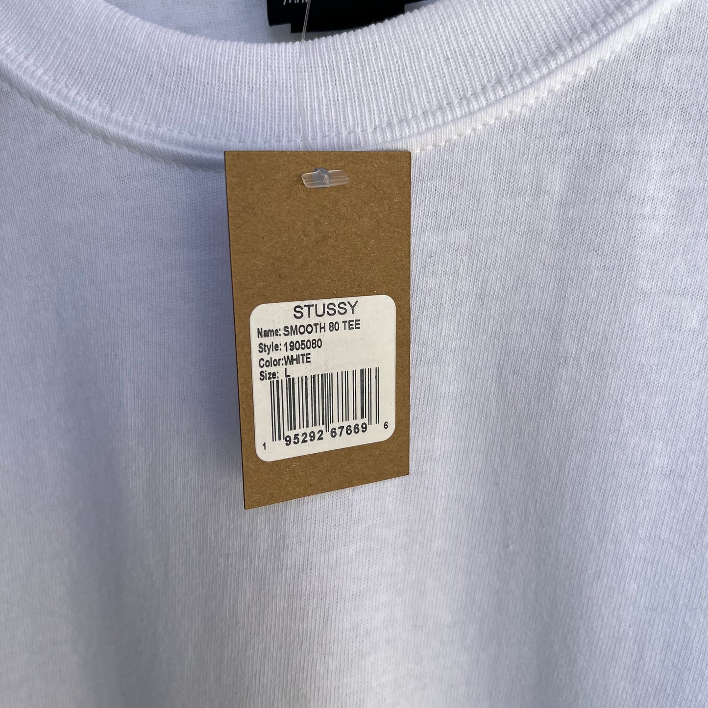 Stussy Smooth 80 Tee White - Size L