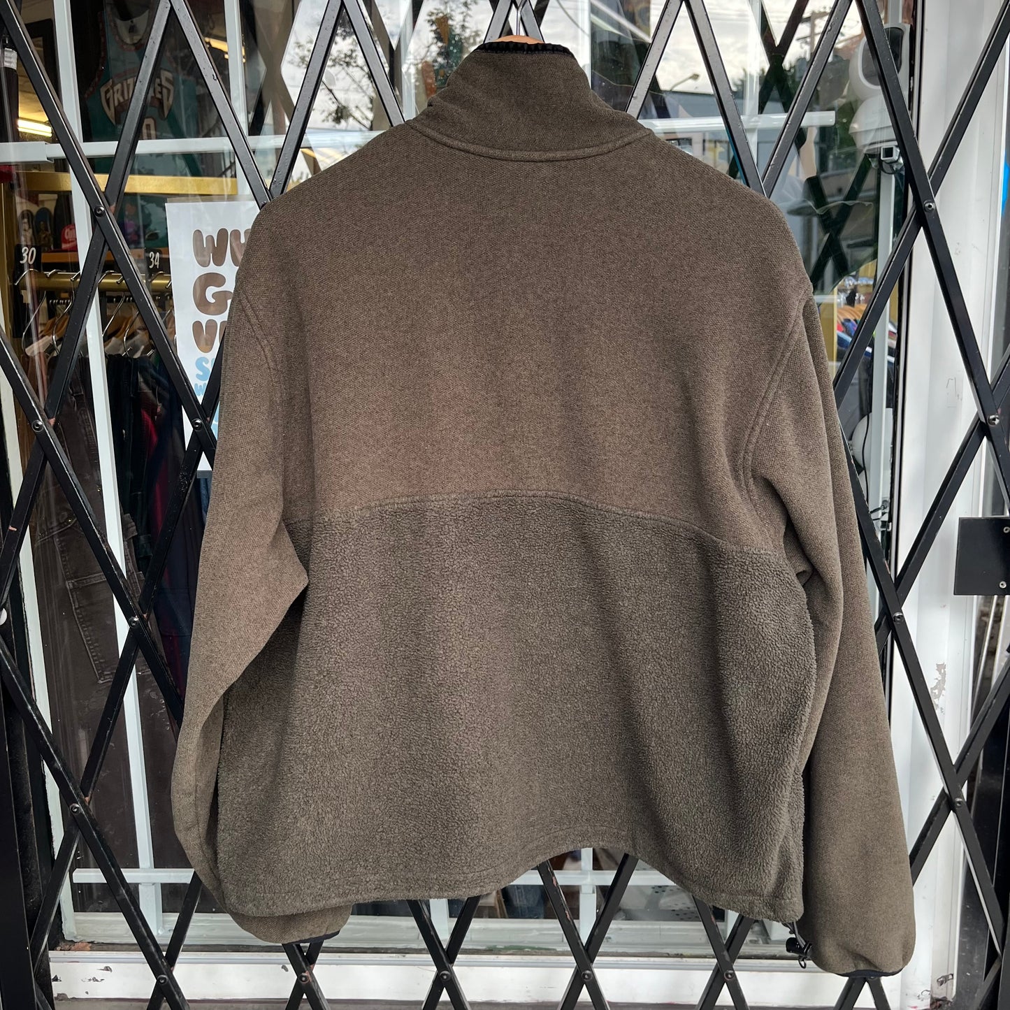 Woolrich Fleece Half Zip Sweater - Size L
