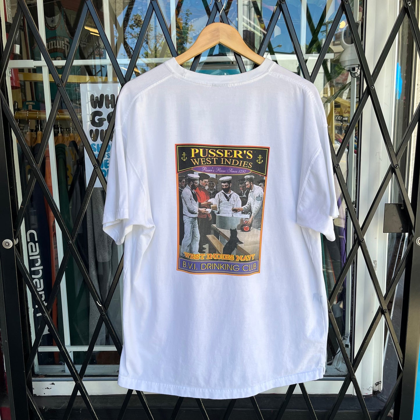 Vintage Pussers West Indies Rum Tee - Size XL