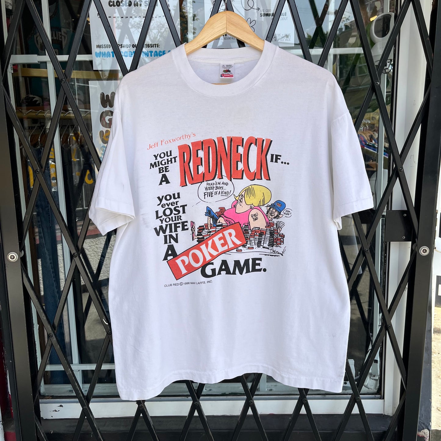 1996 Redneck Parody Tee - Size XL