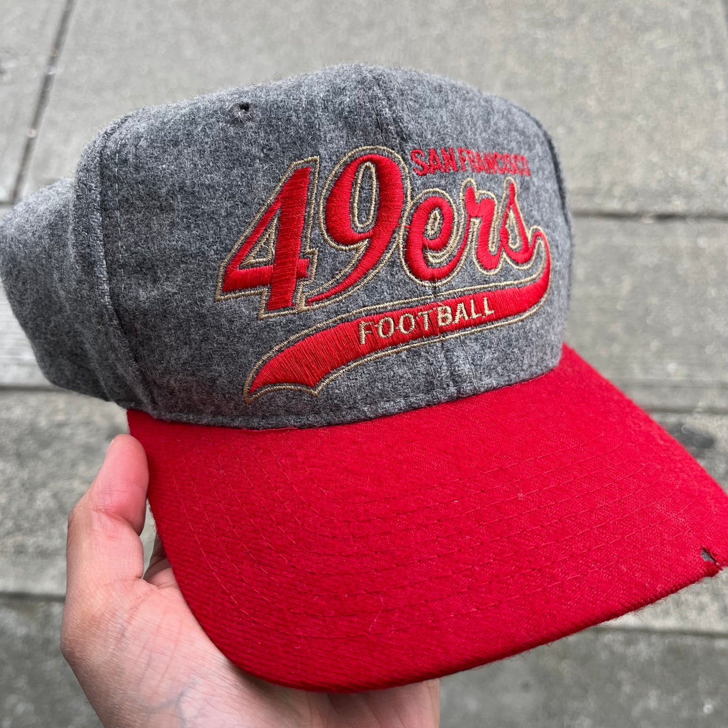 Vintage Starter SF 49ers Melton Wool Snapback