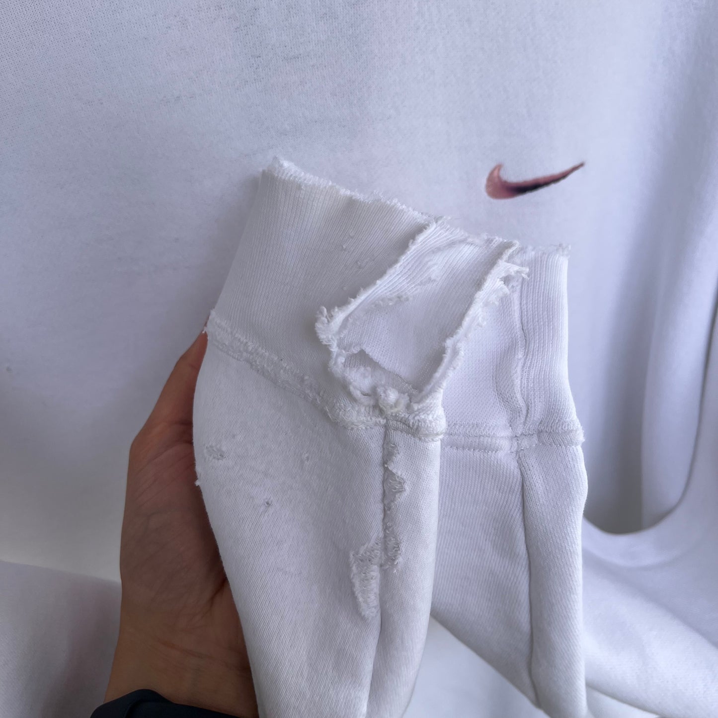 Distressed Vintage Nike Hoodie - Size XXL