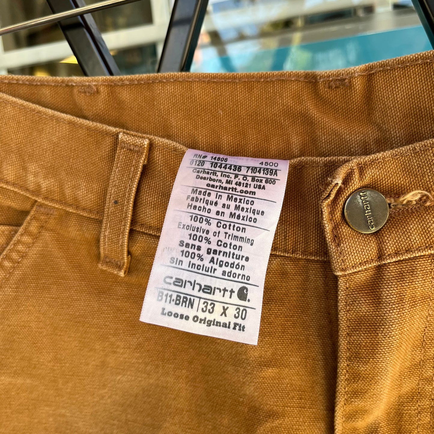 Carhartt Carpenter Work Pants - Size 33W