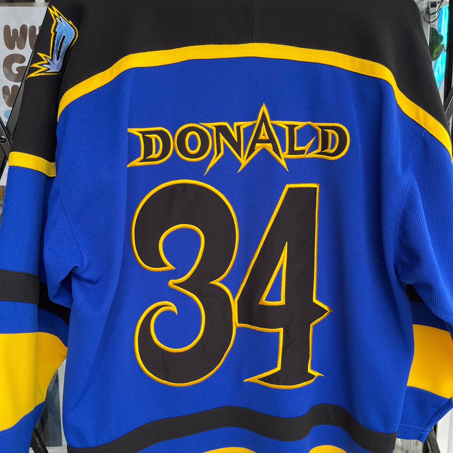 Vintage Disney Donald’s Destroyers Hockey Jersey - Size M