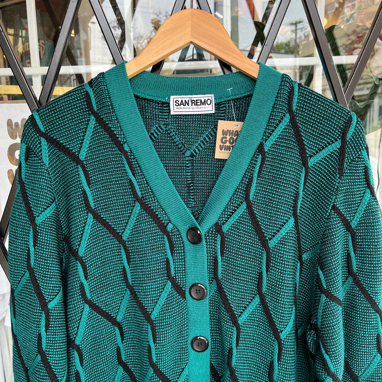 Vintage Knit Cardigan - Size Womens L