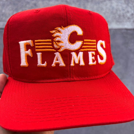 Vintage Starter Calgary Flames Theoron Fleury SnapBack
