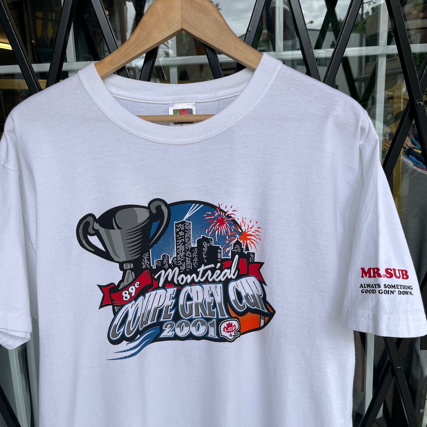 Vintage 2001 Montreal Grey Cup Tee - Size XL
