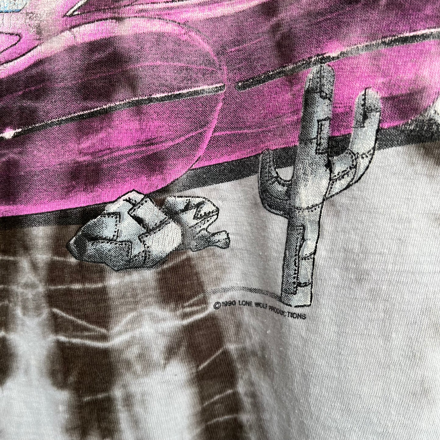 1990 ZZ Top Recycler Tie Dye Tee - Size L