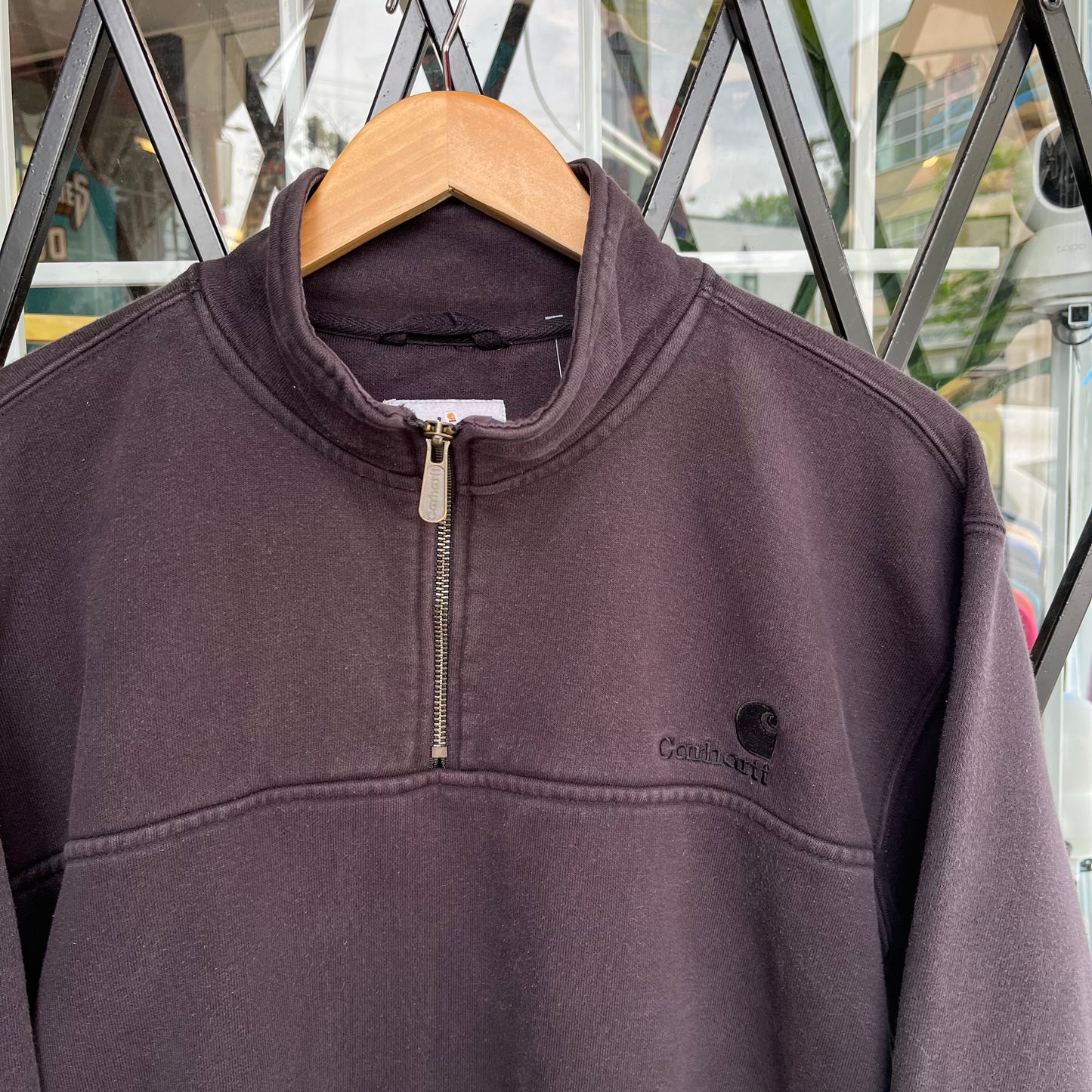 Carhartt Quarter Zip Sweater - Size M