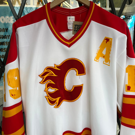 Vintage Calgary Flames Hunter Jersey - Size L