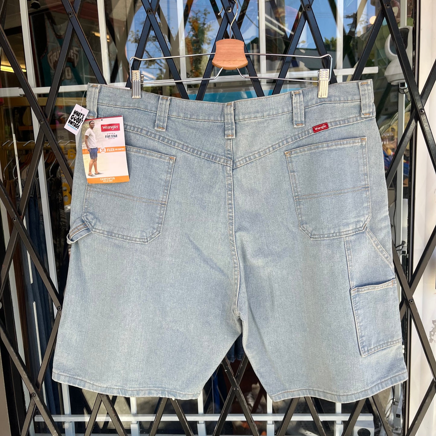 Deadstock Wrangler Carpenter Denim Shorts - Size 42W